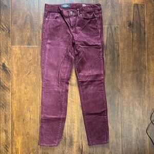 J. Crew Burgundy Corduroy - Toothpick